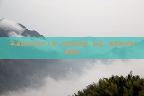 平凉去纳木措个人游：自驾及路线、距离、油费与过境费解析