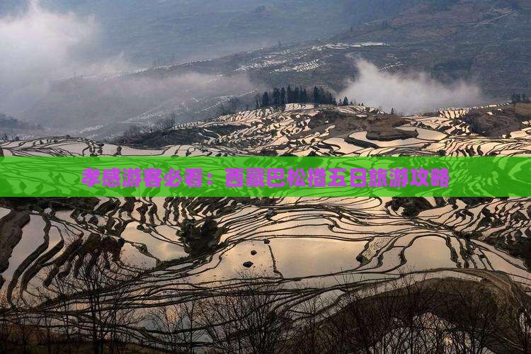 孝感到西藏巴松措五日游