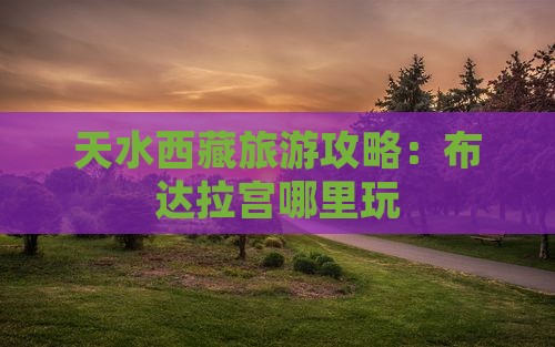 天水去西藏布达拉宫哪里玩