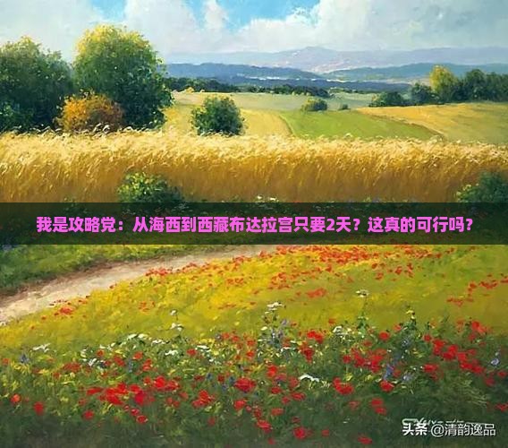 海西到西藏布达拉宫二日游