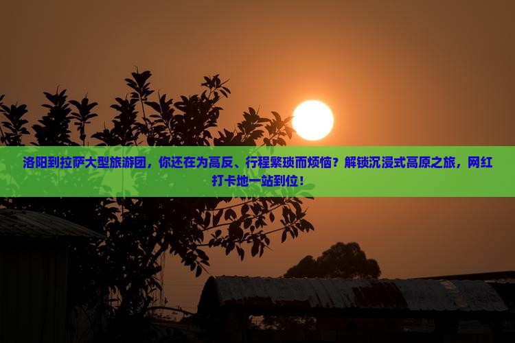 洛阳到西藏拉萨大型旅游团