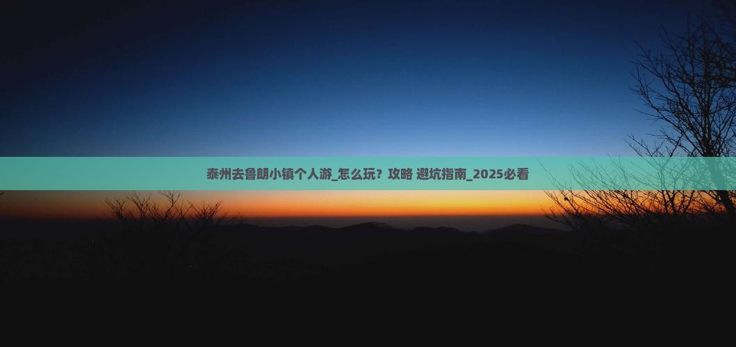 泰州去西藏鲁朗小镇个人游