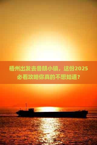 梧州去西藏鲁朗小镇攻略