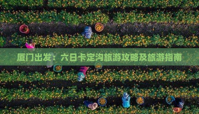 厦门出发：六日卡定沟旅游攻略及旅游指南