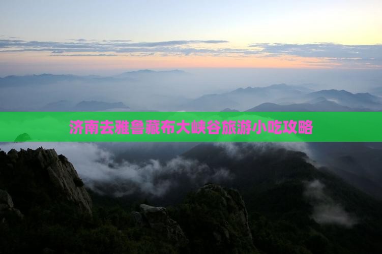 济南去雅鲁藏布大峡谷旅游小吃攻略