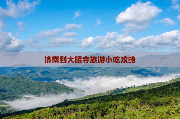 济南到大昭寺旅游小吃攻略