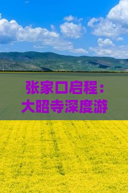 张家口启程：大昭寺深度游攻略与旅游团指南