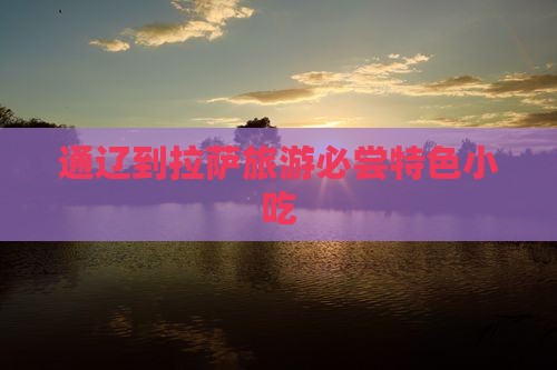 通辽到拉萨旅游必尝特色小吃