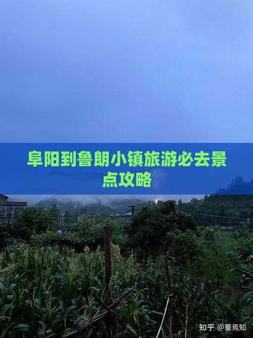 阜阳到鲁朗小镇旅游必去景点攻略