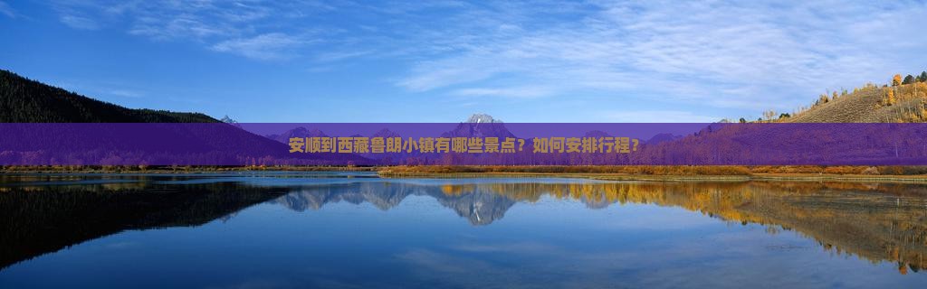 安顺去西藏鲁朗小镇景点