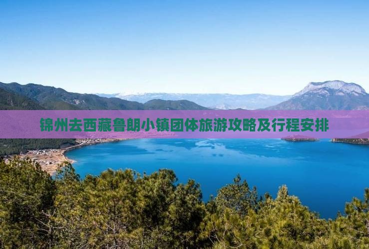 锦州去西藏鲁朗小镇团体旅游