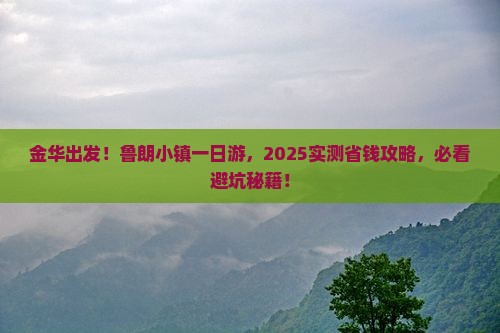 金华去西藏鲁朗小镇一日