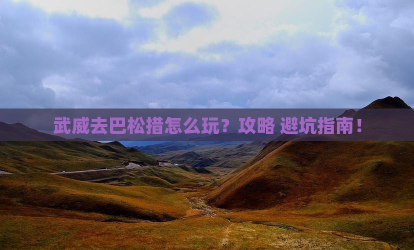 武威去西藏巴松措景点