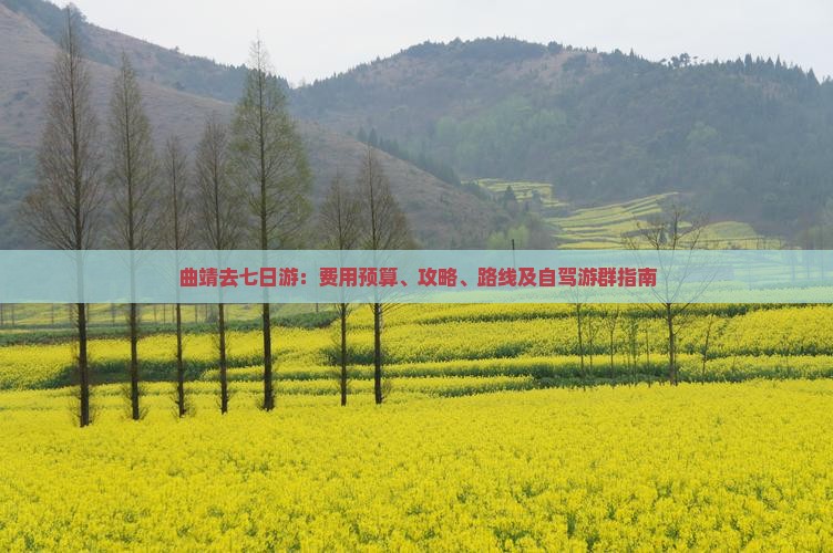 曲靖去七日游：费用预算、攻略、路线及自驾游群指南