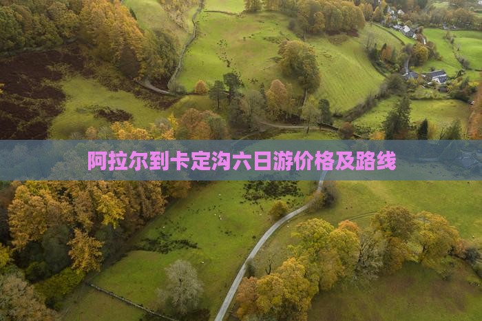 阿拉尔到卡定沟六日游价格及路线