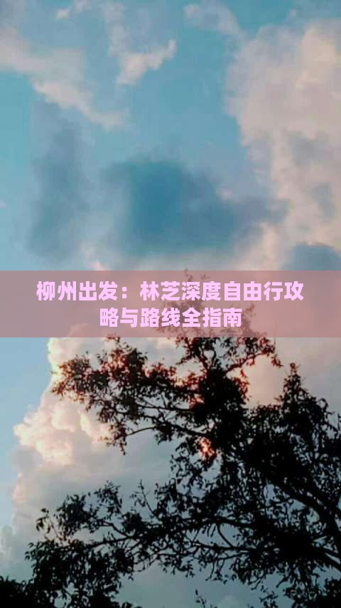 柳州出发：林芝深度自由行攻略与路线全指南
