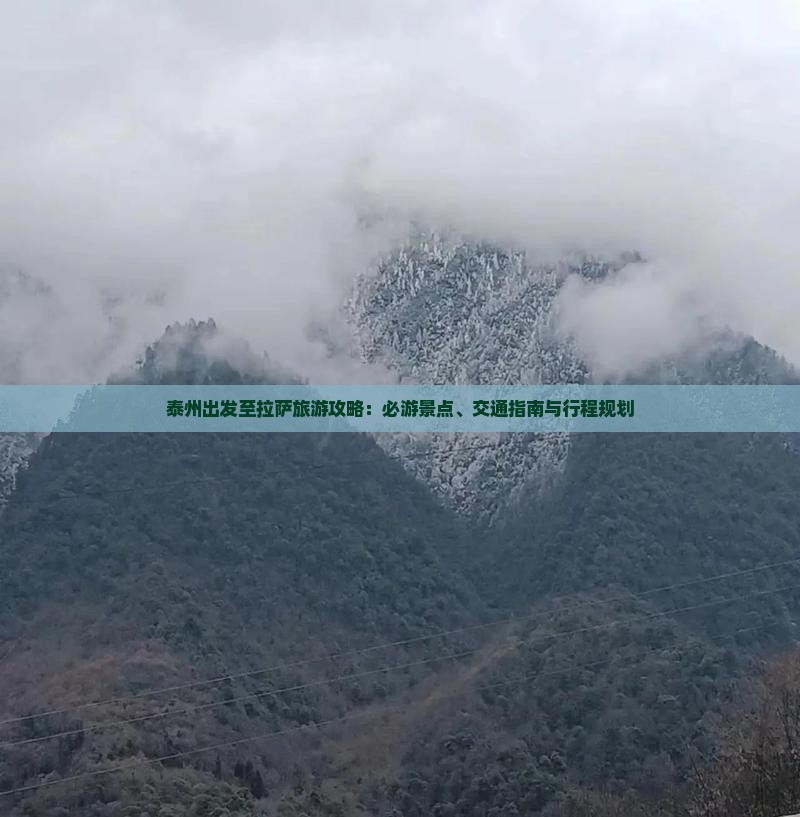 泰州出发至拉萨旅游攻略：必游景点、交通指南与行程规划