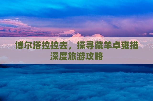 博尔塔拉拉去，探寻藏羊卓雍措深度旅游攻略