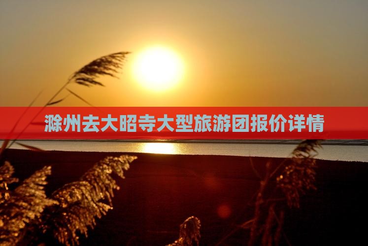 滁州去大昭寺大型旅游团报价详情