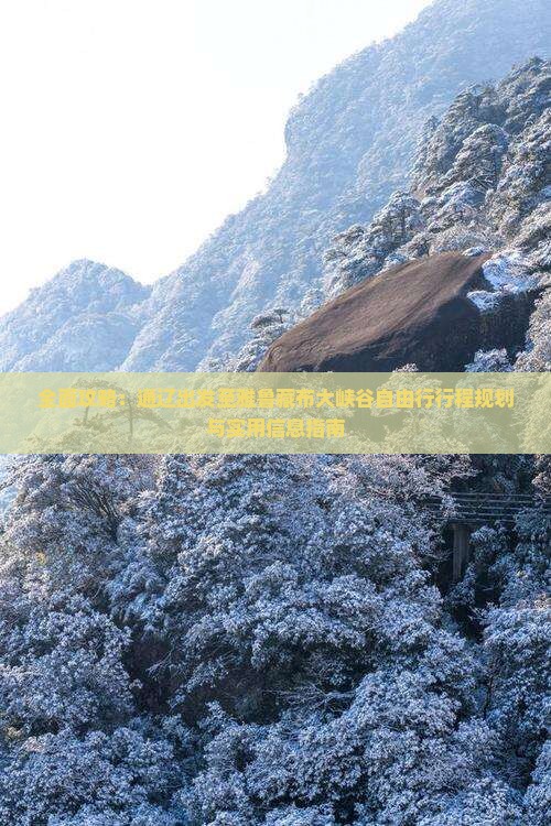 全面攻略：通辽出发至雅鲁藏布大峡谷自由行行程规划与实用信息指南