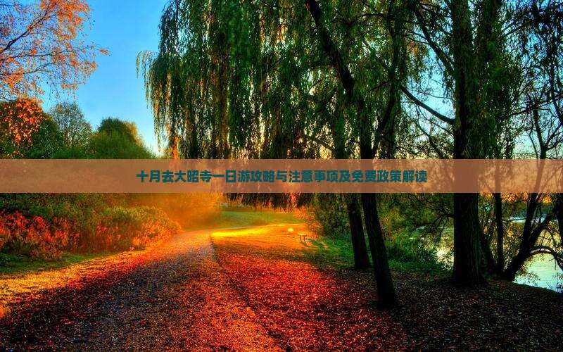 十月去大昭寺一日游攻略与注意事项及免费政策解读