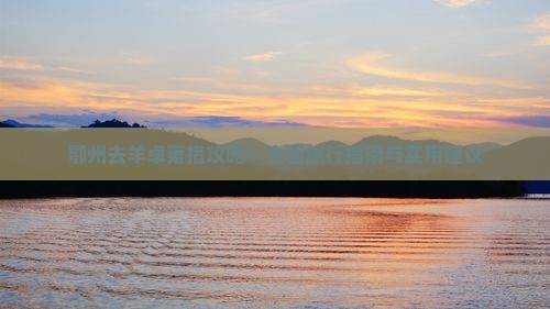 鄂州去羊卓雍措攻略：全面旅行指南与实用建议