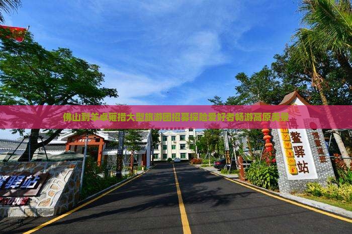 佛山到羊卓雍措大型旅游团招募探险爱好者畅游高原美景