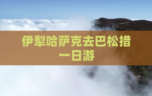伊犁哈萨克去巴松措一日游