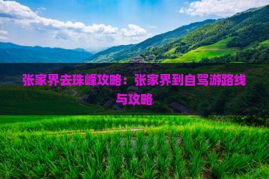 张家界去西藏珠峰大本营攻略