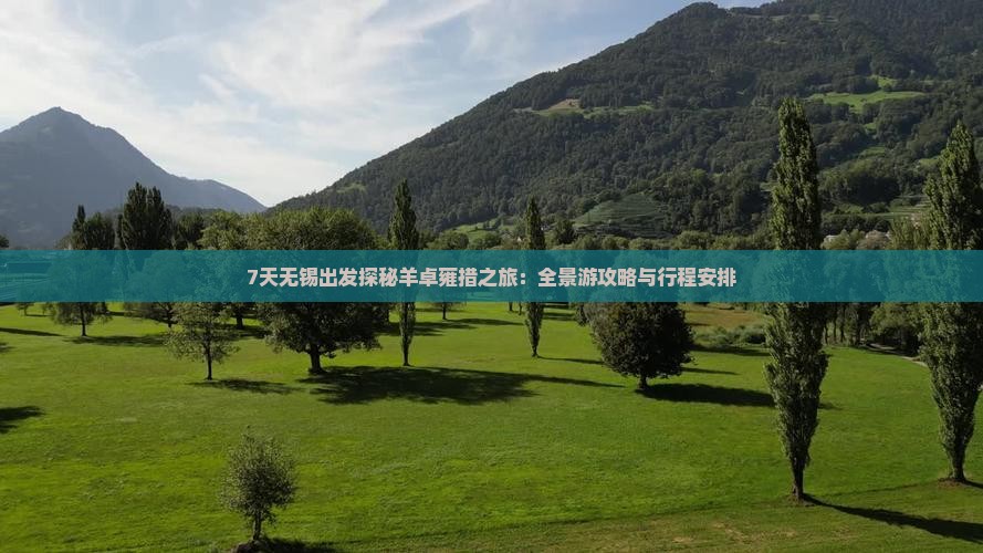 7天无锡出发探秘羊卓雍措之旅：全景游攻略与行程安排