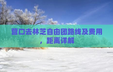 营口去林芝自由团路线及费用，距离详解