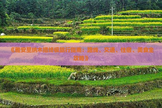 《雅安至纳木措终极旅行指南：路线、交通、住宿、美食全攻略》