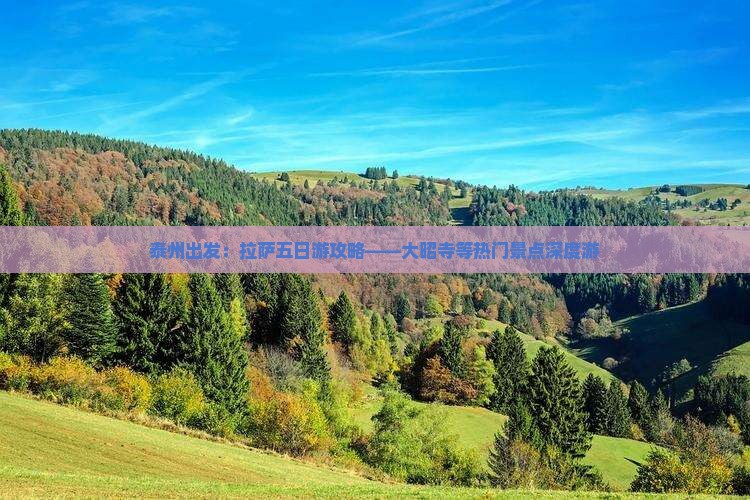 泰州出发：拉萨五日游攻略——大昭寺等热门景点深度游