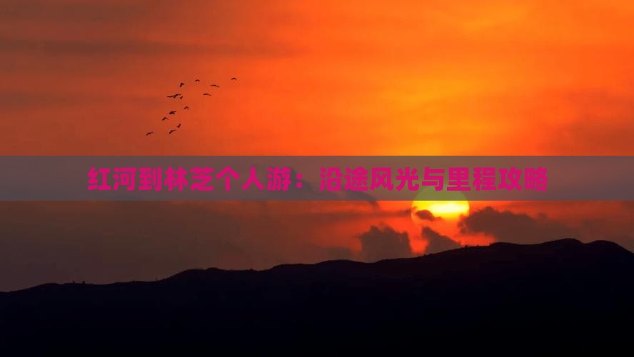 红河到林芝个人游：沿途风光与里程攻略