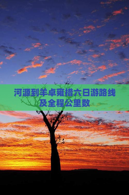 河源到羊卓雍措六日游路线及全程公里数