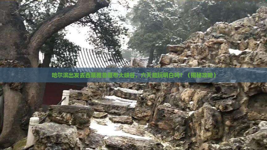 哈尔滨去西藏雅鲁藏布大峡谷六日游
