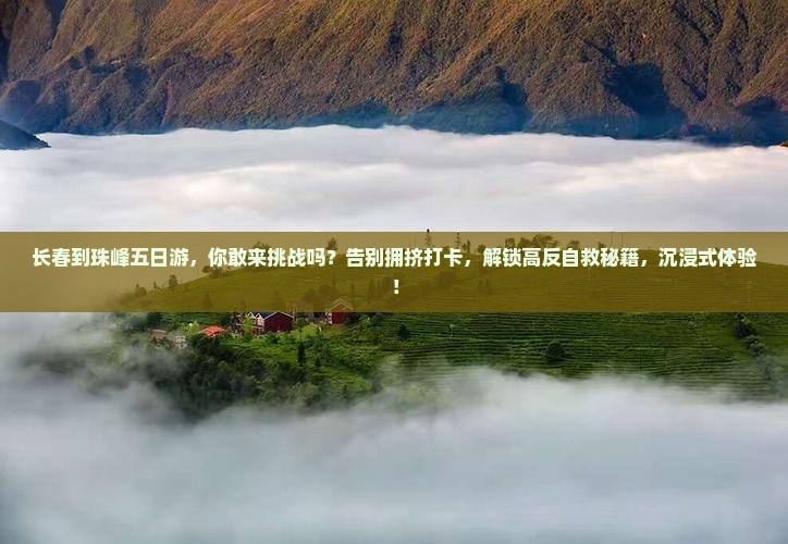 长春到西藏珠峰大本营五日游