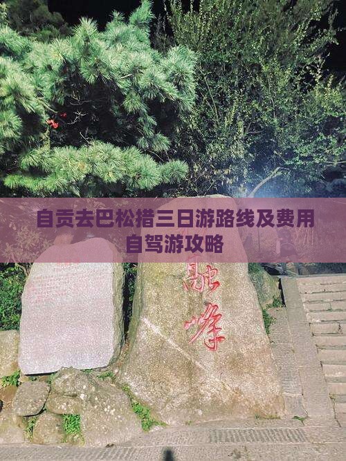 自贡去巴松措三日游路线及费用自驾游攻略