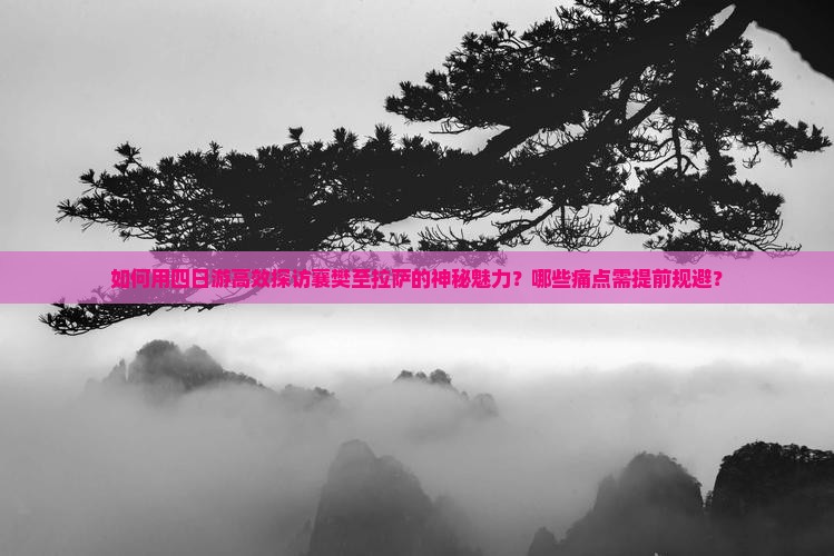 如何用四日游高效探访襄樊至拉萨的神秘魅力？哪些痛点需提前规避？