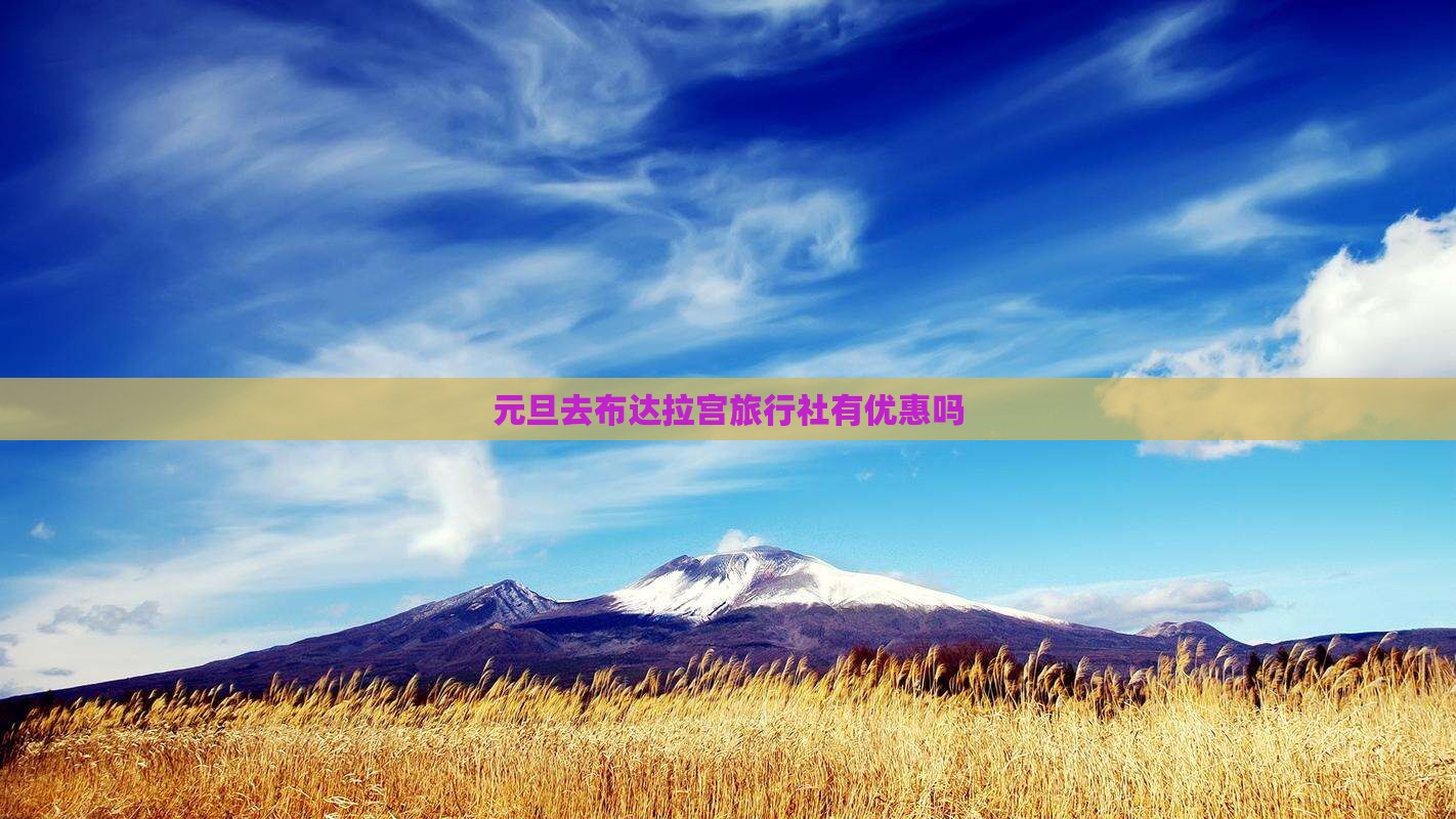 元旦去布达拉宫旅行社有优惠吗