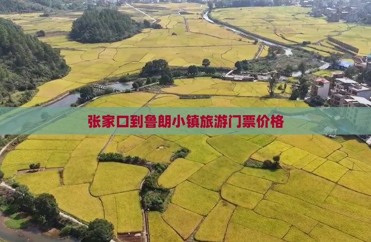 张家口到鲁朗小镇旅游门票价格