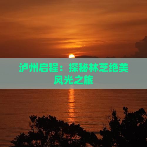 泸州启程：探秘林芝绝美风光之旅