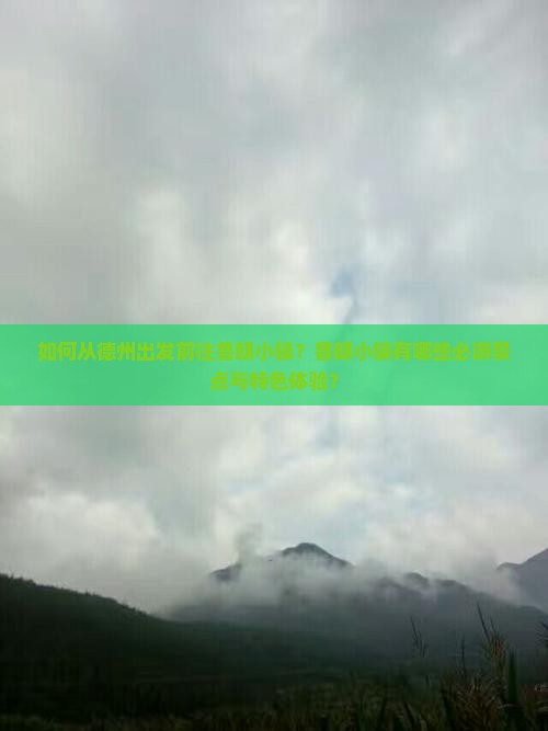 如何从德州出发前往鲁朗小镇？鲁朗小镇有哪些必游景点与特色体验？