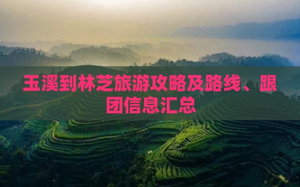 玉溪到林芝旅游攻略及路线、跟团信息汇总