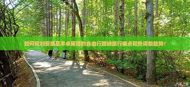 如何规划安顺至羊卓雍措的自由行路峡旅行痛点和热词新趋势！