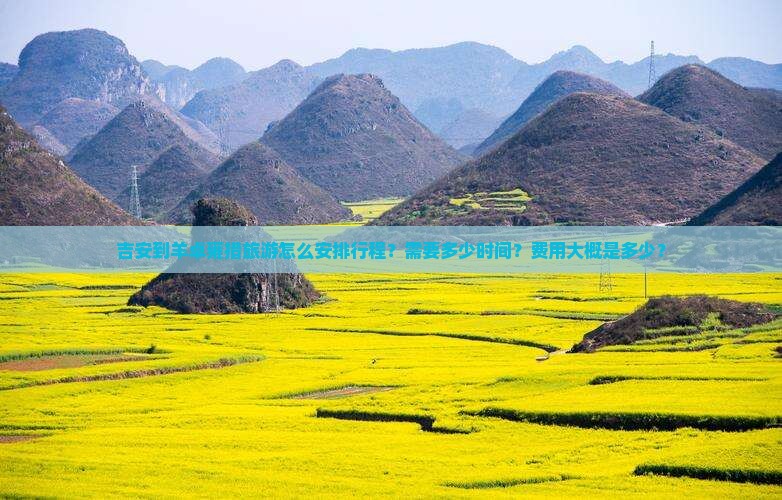 吉安到羊卓雍措旅游怎么安排行程？需要多少时间？费用大概是多少？