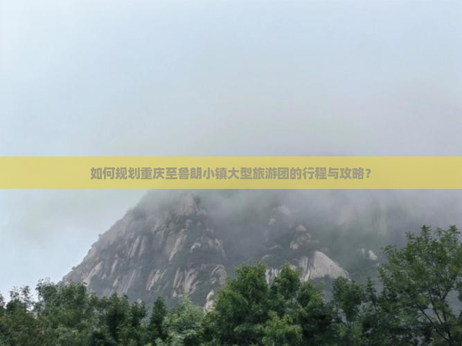 如何规划重庆至鲁朗小镇大型旅游团的行程与攻略？