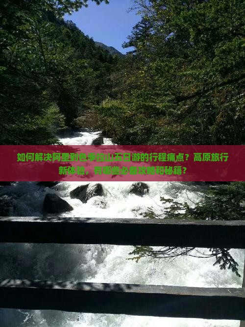 如何解决阿里到色季拉山五日游的行程痛点？高原旅行新体验，有哪些必备攻略和秘籍？