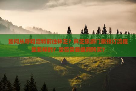 如何从呼和浩特前往林芝?林芝旅游门票预订流程是怎样的?是否需要提前购买? 如何从呼和浩特前往林芝?林芝旅游门票预订流程是怎样的?是否需要提前购买?