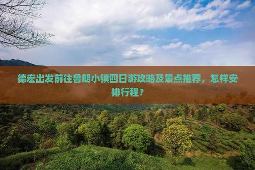 德宏出发前往鲁朗小镇四日游攻略及景点推荐，怎样安排行程？